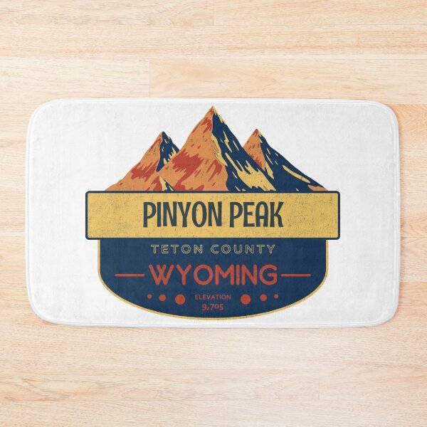 Item preview, Pinyon Peak, Teton County, Wyoming, Mountain Design designed and sold by Wanderful-roads.