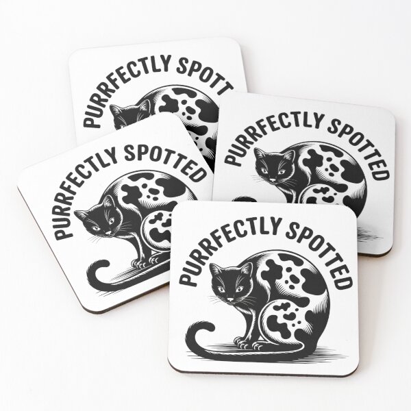 Item preview, Purrfectly Spotted Cat designed and sold by Nourch.