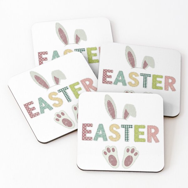 Item preview, Cute Easter Bunny Patchwork Applique designed and sold by RocknCat.