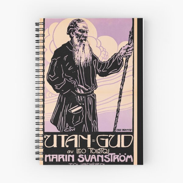 Item preview, Vintage Art Nouveau Poster | 1916 Eric Rohman Design | Leo Tolstoy Play Utan Gud | Expressionist Theater Art Print designed and sold by artofuniverse.