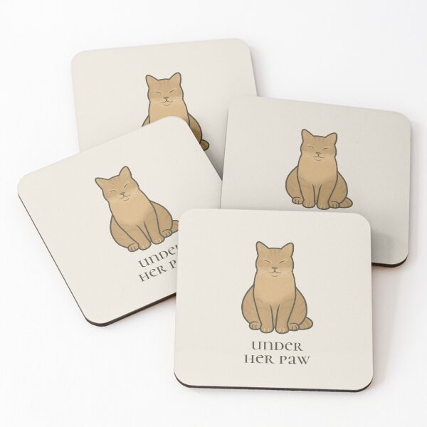 Item preview, Under Her Paw – Cat Worship Illustration designed and sold by typewithjuliette.