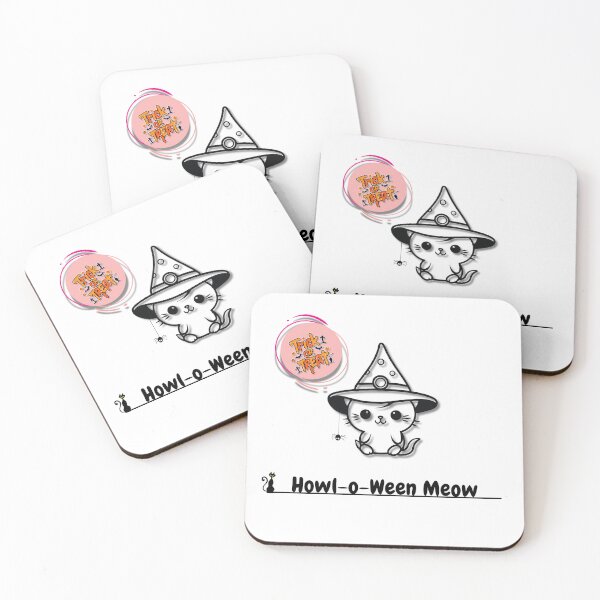 Item preview, Howl-o-Ween Meow | Cute Witch Cat Halloween Design designed and sold by weerayar.