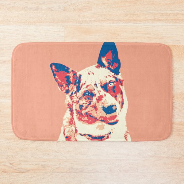Item preview, Koolie Australian dog blue orange designed and sold by blueidesign.