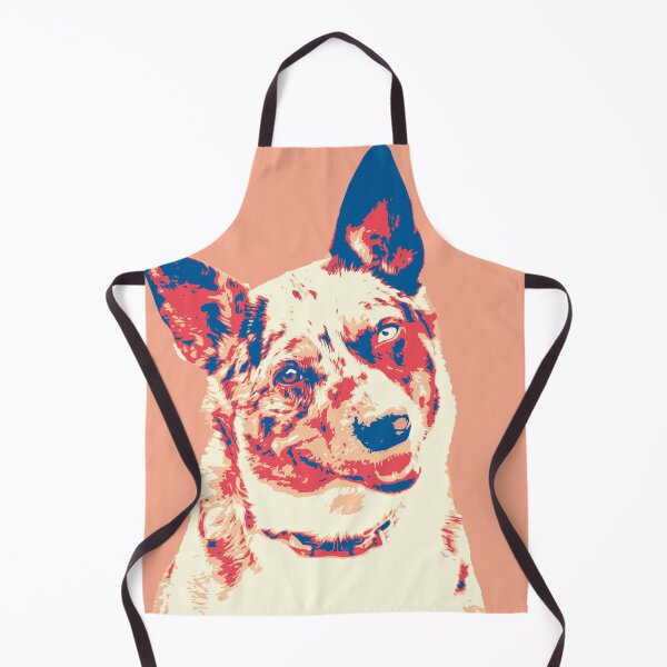 Item preview, Koolie Australian dog blue orange designed and sold by blueidesign.
