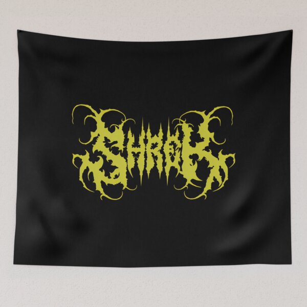 Item preview, Shrek Death Metal Logo designed and sold by IkeTurnerIke.