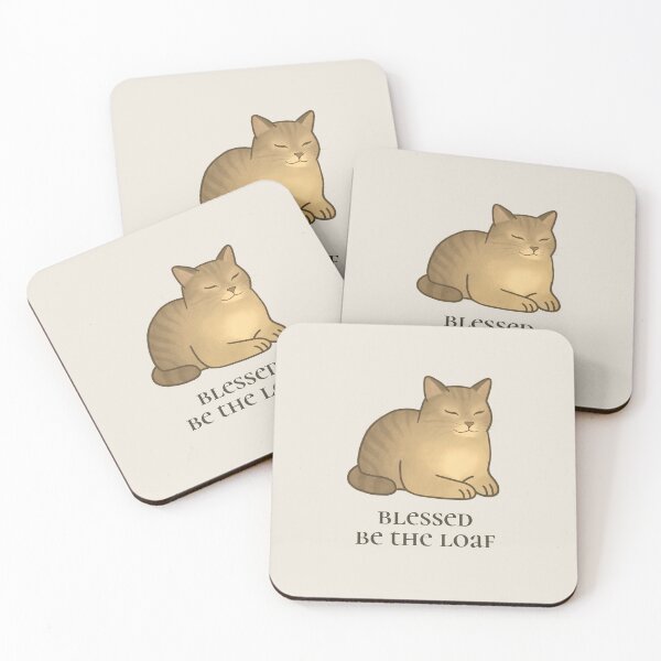 Item preview, Blessed Be The Loaf  – Cat Worship Illustration designed and sold by typewithjuliette.