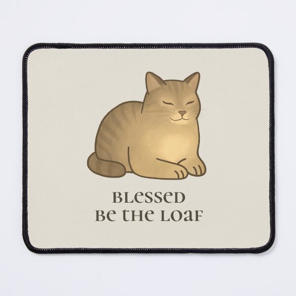 Item preview, Blessed Be The Loaf – Cat Worship Illustration designed and sold by typewithjuliette.