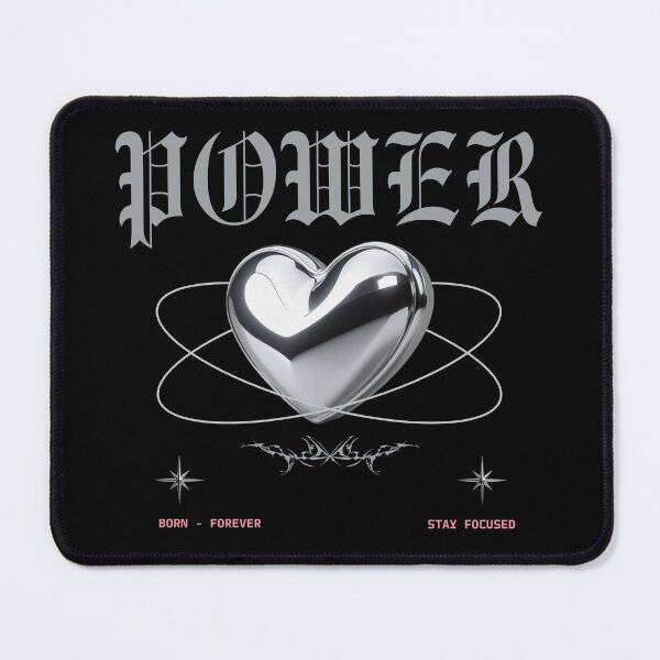 Item preview, Power Chrome Heart Metallic Y2K Aesthetic Design designed and sold by Origin-of-heart.