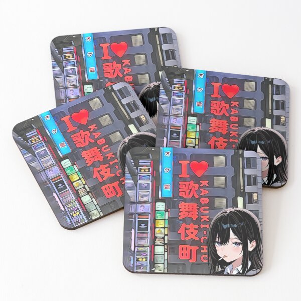 Item preview, Neon lies. Tokyo bites back - Japanese Aesthetic Sad Anime Otaku Girl in Tokyo designed and sold by JapanPopArt.
