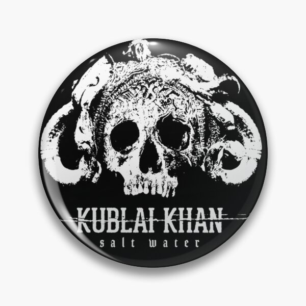 Item preview, Kublai Khan Sale Waeer Skull Logo designed and sold by artworkbyvivian.
