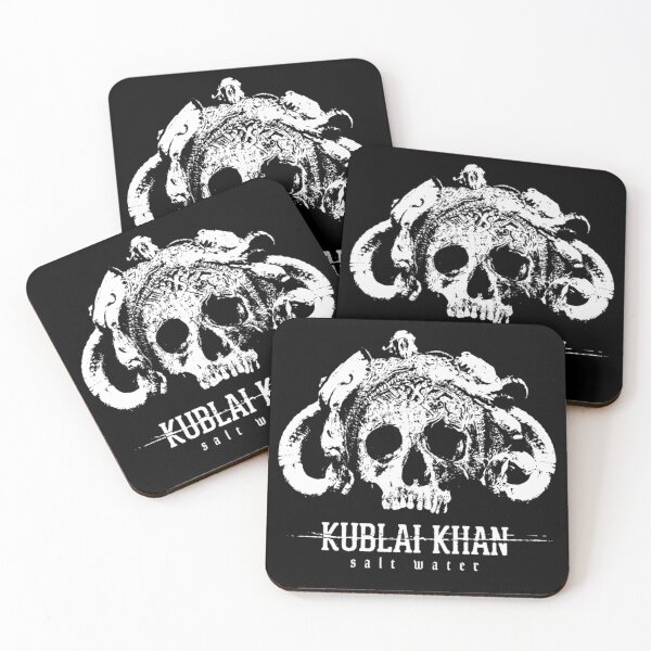 Item preview, Kublai Khan Sale Waeer Skull Logo designed and sold by artworkbyvivian.