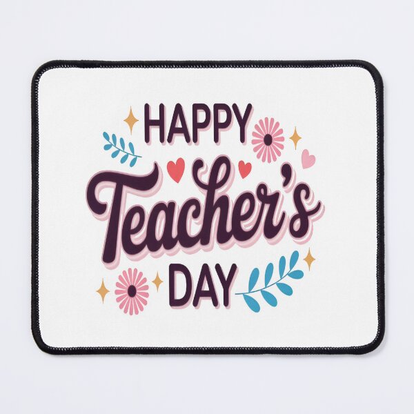 Item preview, Happy Teacher’s Day Floral Heart Design designed and sold by Craft99.