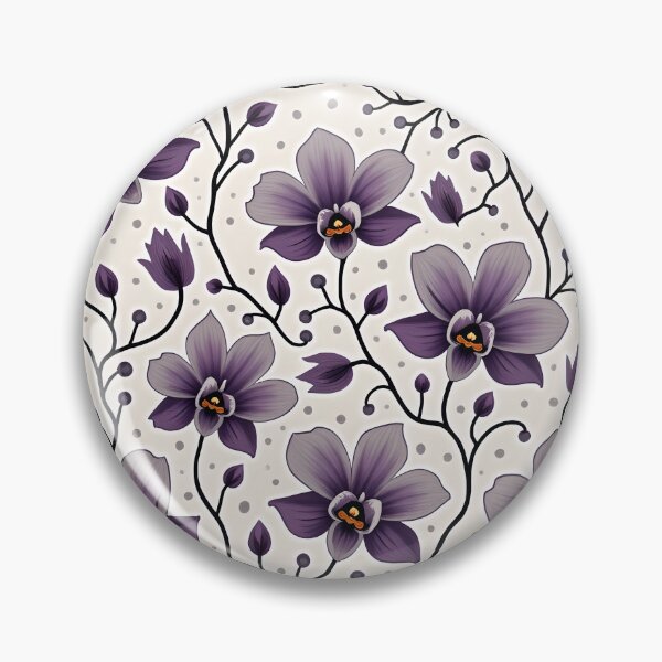 Item preview, Purple Orchid Floral Seamless Pattern designed and sold by K@raksnalee.