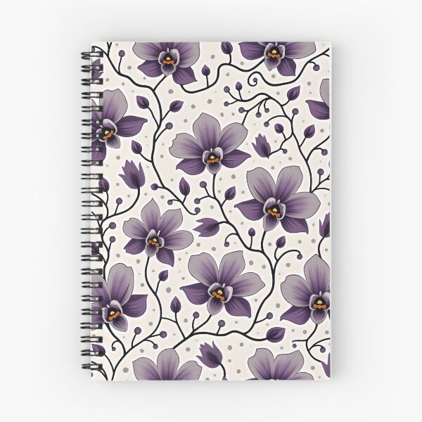 Item preview, Purple Orchid Floral Seamless Pattern designed and sold by K@raksnalee.