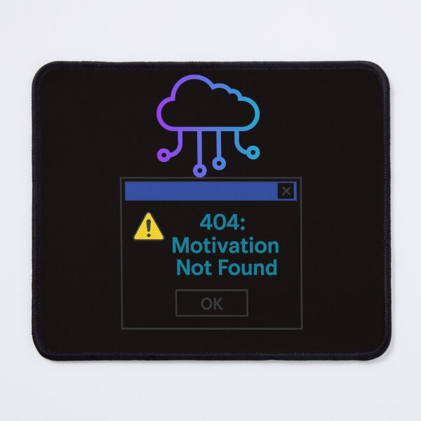 Item preview, 404: Motivation Not Found – Retro Windows 95 Error Dialog designed and sold by Tadeusz1.
