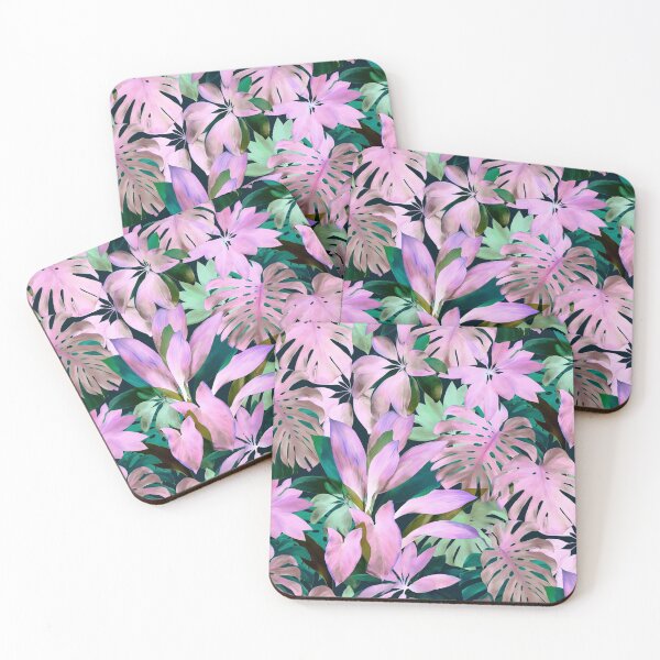 Item preview, Tropical Night Magenta & Emerald Jungle designed and sold by micklyn.