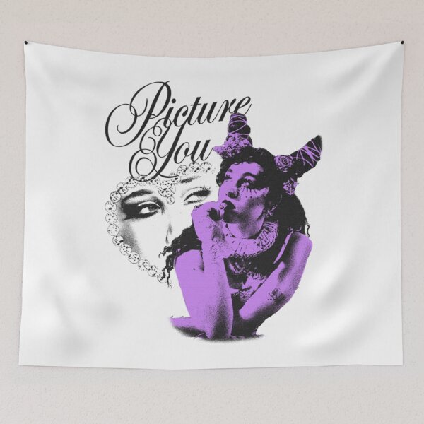 Item preview, Purple Singer With Black Latin Typography designed and sold by NameLangos.