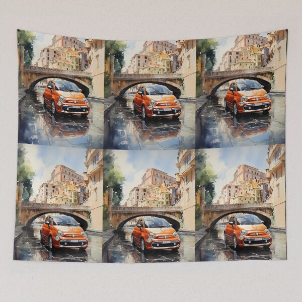 Item preview, Hot Hatch Adventure Begins On Sunlit Old Town Streets designed and sold by RevUpDesign.