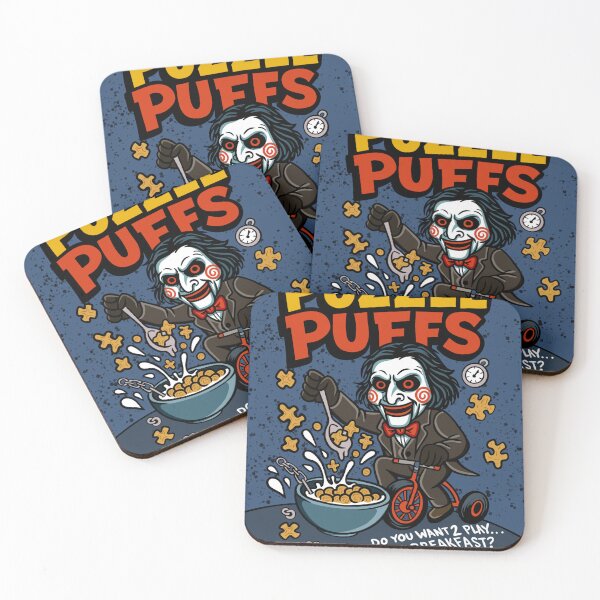 Item preview, Puzzle Puffs – Jigsaw’s Breakfast designed and sold by October Forever.