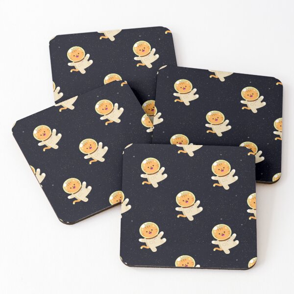 Item preview, Astronaut cats pattern designed and sold by Keepsie Archives by SMA.