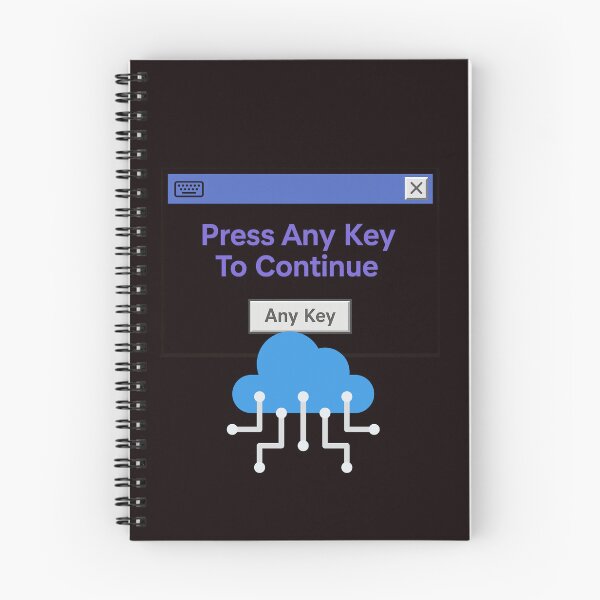 Item preview, Press Any Key To Continue – Retro Windows 95 Error Box designed and sold by Tadeusz1.