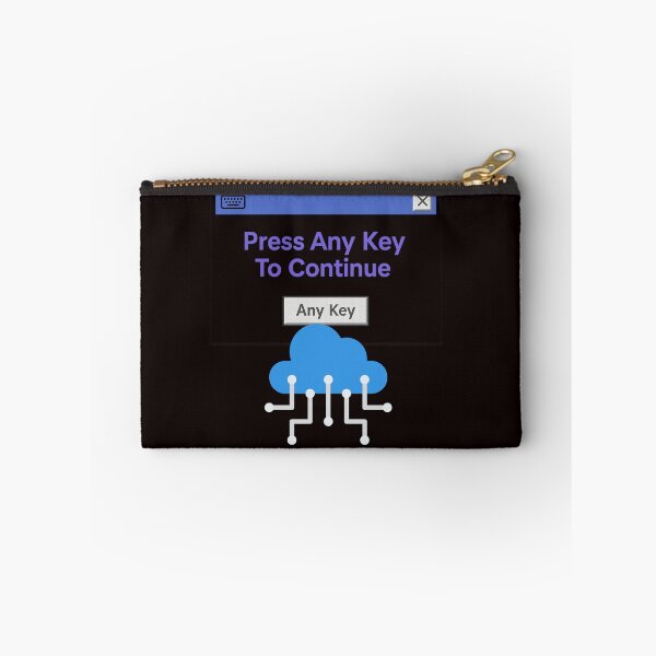 Item preview, Press Any Key To Continue – Retro Windows 95 Error Box designed and sold by Tadeusz1.