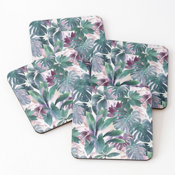 Item preview, Tropical Emerald Jungle in light cool tones designed and sold by micklyn.