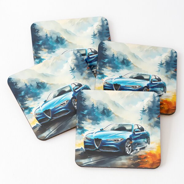 Item preview, Fires Of Autumn Surround Bold Car In Alpine Scene designed and sold by RevUpDesign.