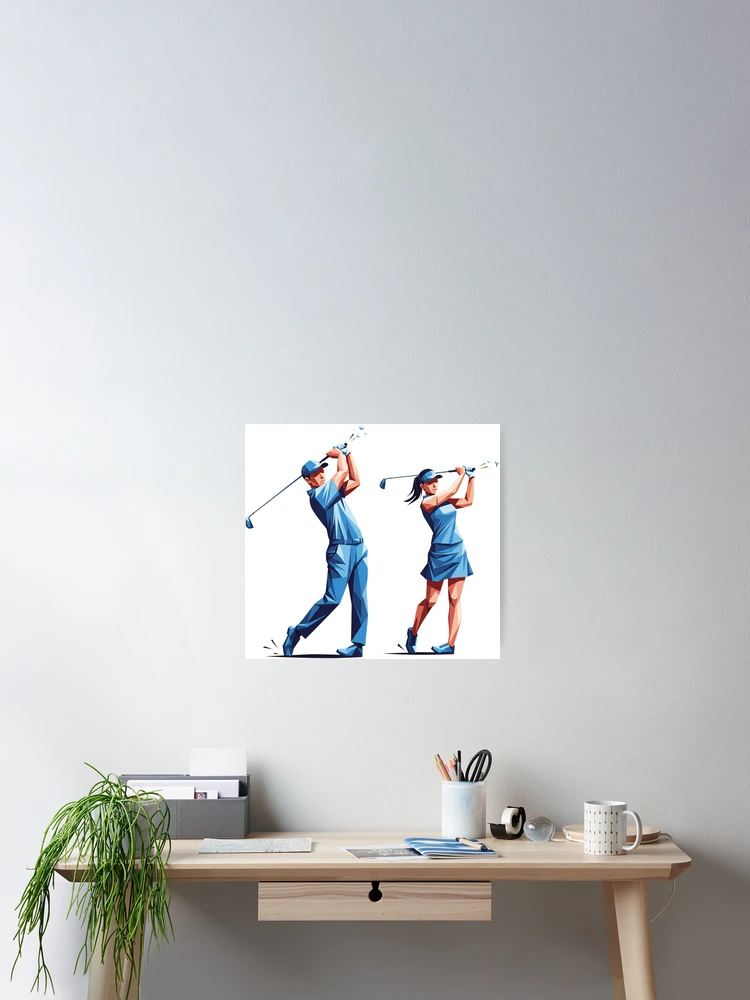 Thumbnail 2 of 3, Poster, Golf designed and sold by PP&RAINBOW SHOP.