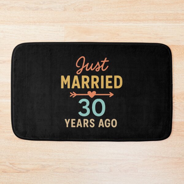 Item preview, Just Married 30 Years Ago 30th Wedding Anniversary designed and sold by Tim Mendy.