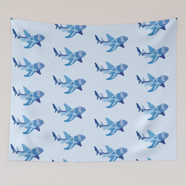 Item preview, Port Jackson Shark – Light Blue designed and sold by typewithjuliette.