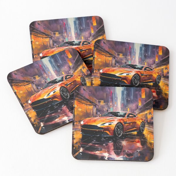 Item preview, Electric Urban Night Paints Vibrant Motions Around A Car designed and sold by RevUpDesign.