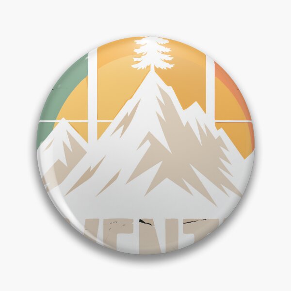 Item preview, Retro Mountain "Adventure" Sunset T-Shirt Design designed and sold by Loren Vesta.