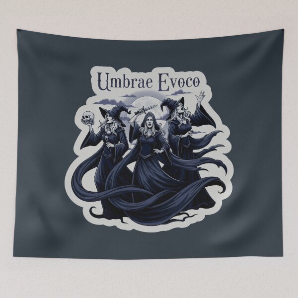Item preview, Full Moon Ritual of Witches Holding Skull and Dagger designed and sold by SplashTastic.