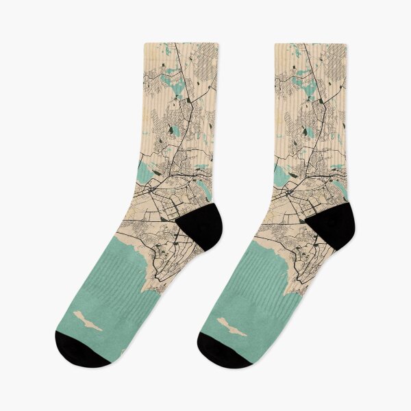 Item preview, Baku City Map of Azerbaijan  - Vintage designed and sold by deMAP.