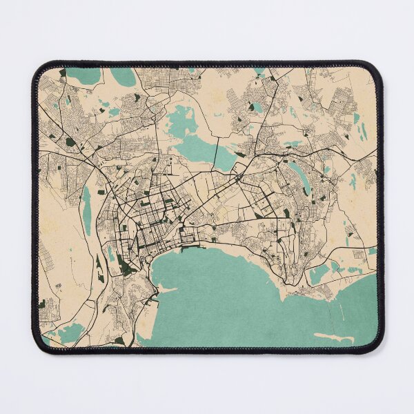 Item preview, Baku City Map of Azerbaijan - Vintage designed and sold by deMAP.