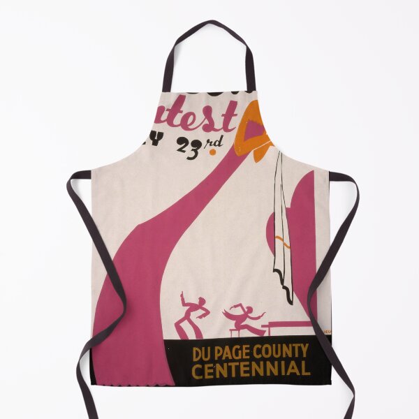 Item preview, Vibrant WPA Style Poster | Amateur Contest Du Page County Centennial | 1930s Art Deco Print & Vintage Wall Art designed and sold by artofuniverse.