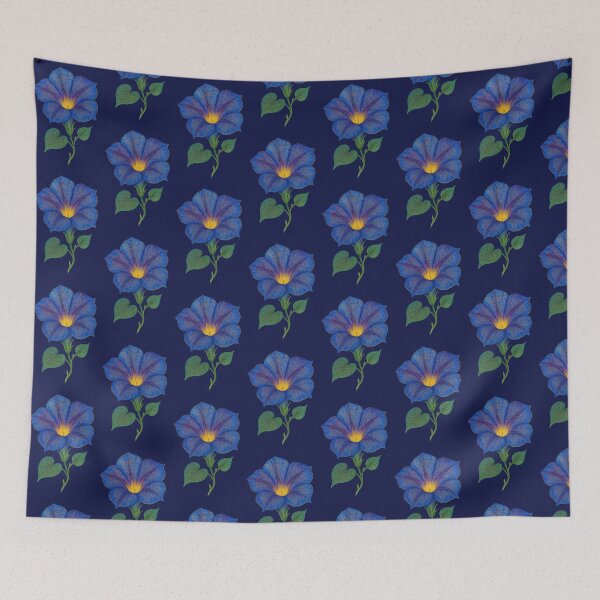 Item preview, Morning Glory September Art – Indian Inspired designed and sold by BrushAndBreathe.