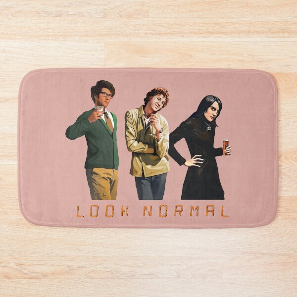 Item preview, Look Normal - The IT Crowd - color designed and sold by Smile More Art Store ⭐️⭐️⭐️⭐️⭐️.