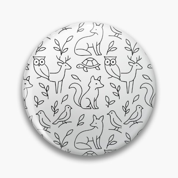 Aperçu de l'œuvre Motif animalier minimaliste au trait créée et vendue par DKunic.