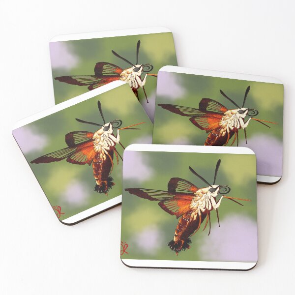 Item preview, Hummingbird Hawk Moth designed and sold by Metamorphmigus.