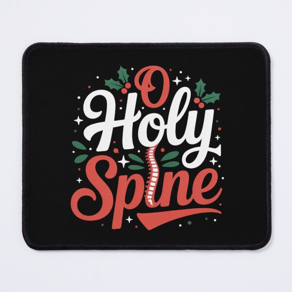 Item preview, O Holy Spine Funny Osteopathy Christmas designed and sold by osteopath shop.