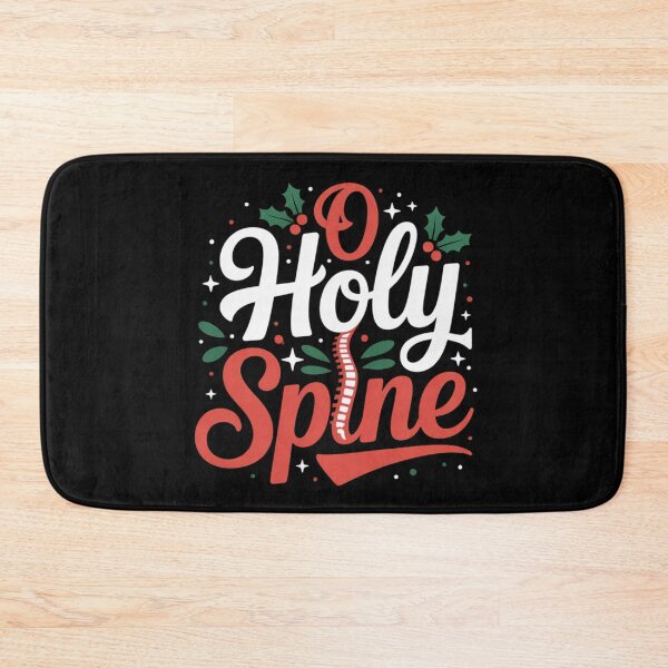Item preview, O Holy Spine Funny Osteopathy Christmas designed and sold by osteopath shop.