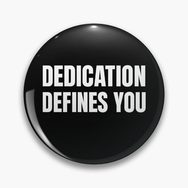 Item preview, Dedication Defines You – Gym Motivation Shirt designed and sold by Howling Ink.