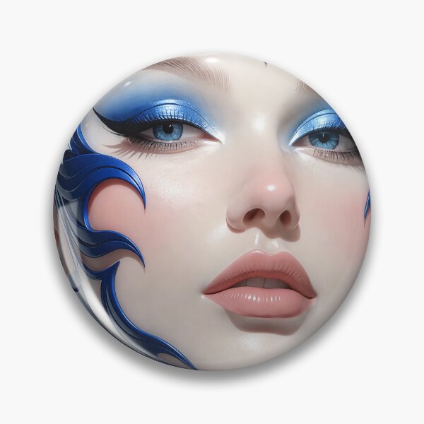 Item preview, Enchanting Blue Floral Adornment designed and sold by kiwiartyfarty.