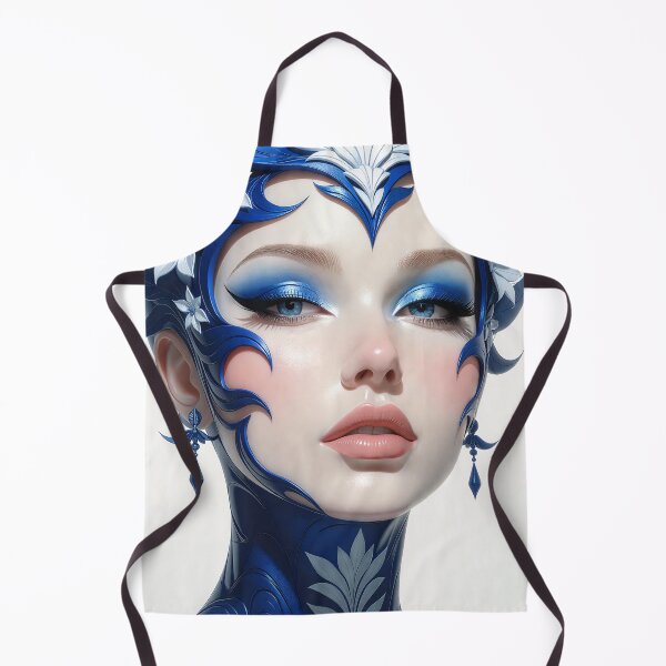 Item preview, Enchanting Blue Floral Adornment designed and sold by kiwiartyfarty.
