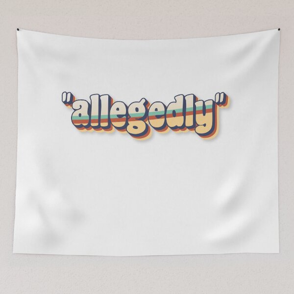 Item preview, allegedly the jury applauded when ostrich entered courtroom - Groovy word designed and sold by SkeletonsDanger.