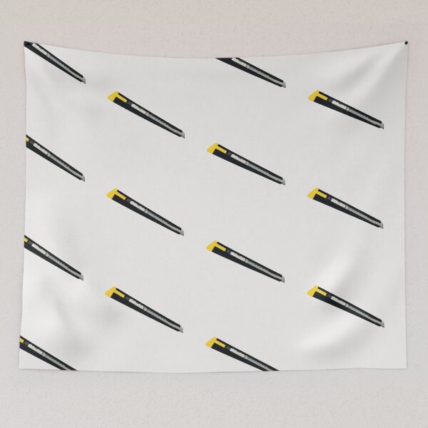 Item preview, Utility Knife Sticker – Funny Craft Tool Design for Artists, Students, DIY Projects, Office, Scrapbooking, Stationery Lovers, and Gift Ideas designed and sold by bvdesignart.