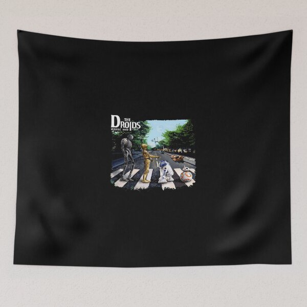 Item preview, Droids Abbey Road Movie The Beatles Music Retro Vintage Album Cover Poster designed and sold by TiffanyHarrisa.