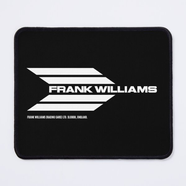 Item preview, Frank Williams Racing 1969-70 team logo (with address) - white print designed and sold by retropetrol.